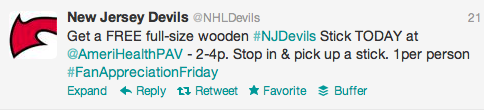 New Jersey Devils Fan Appreciation Friday